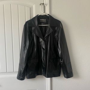 Vintage Faux Leather Jacket